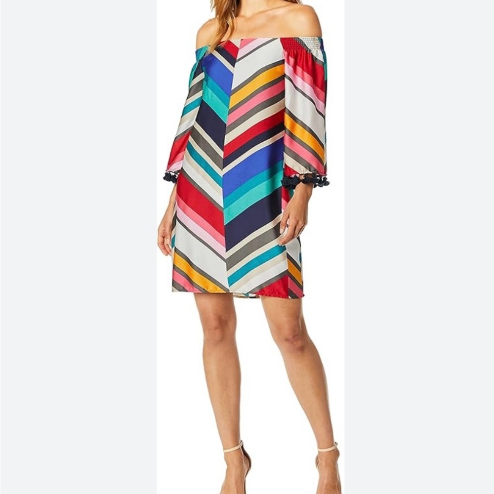 Trina Turk Ameris Off Shoulder Dress.